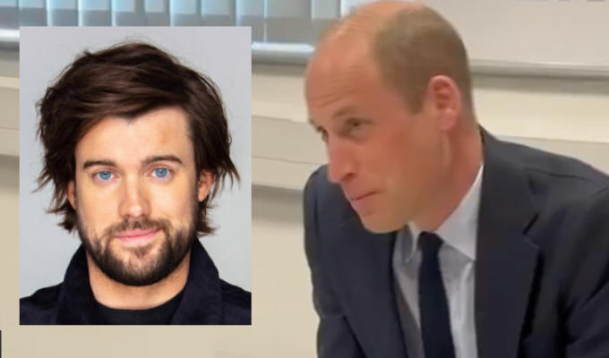 Jack Whitehall's comedy slammed – by Prince William | Future king mocks stand-up's 'dad jokes'