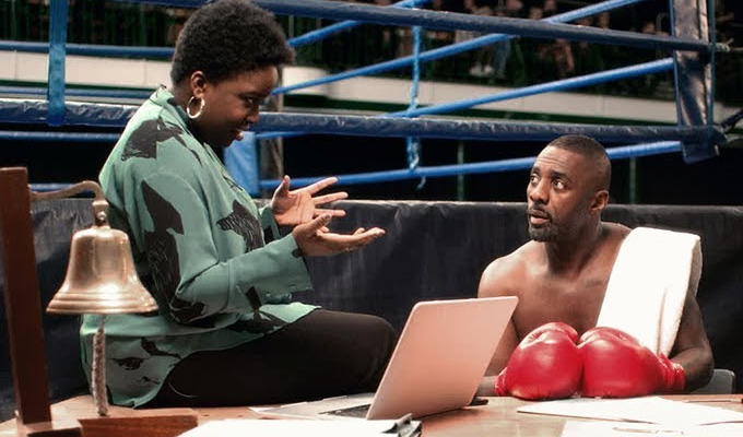 Lolly Adefope stars alongside Idris Elba | In a new comedy short directed by Spike Jonze for Squarespace
