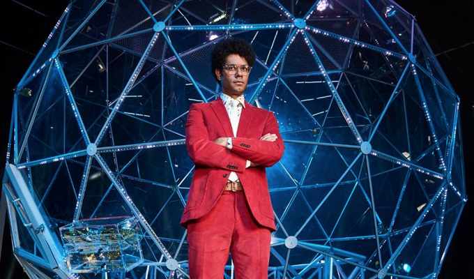 First look at Richard Ayoade on The Crystal Maze | Series starts next month