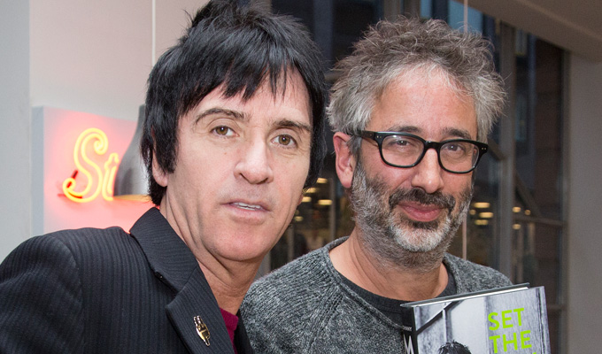 David Baddiel hosts Penguin book podcast | Johnny Marr is his first guest
