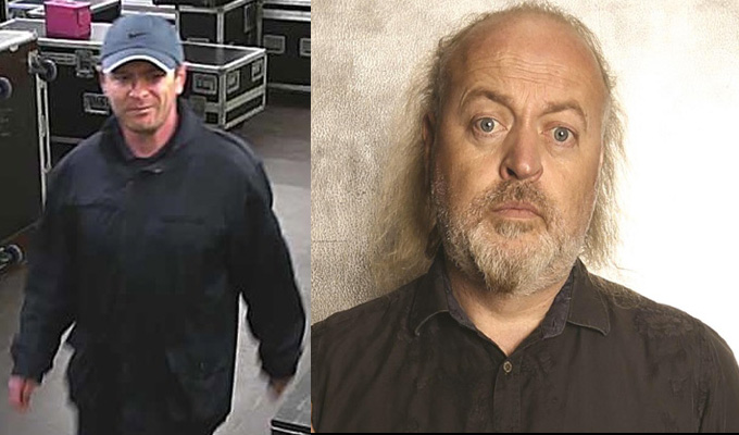 Found! Bill Bailey's stolen tour bus | But police still seek man seen at venue