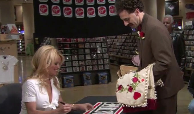 Sacha Baron Cohen: Borat cost Pamela Anderson her marriage | ...and a bit of her jaw