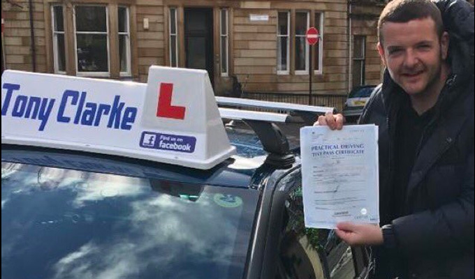 Kevin Bridges passes his driving test 'like a boss' | ...12 years after his first lessons