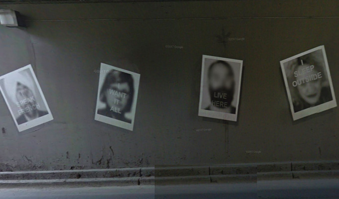 What on earth are we doing here? | Riddle of how comedians' photos came to be  in a Canadian underpass