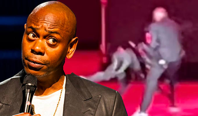 Dave Chappelle's attacker sues the venue where it happened | Isaiah Lee claims he was roughed up after storming the stage with a knife
