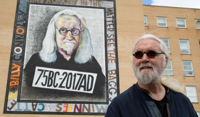 'I’m just flabbergasted...' | Billy Connolly wowed by the giant murals of himself