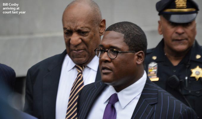 Bill Cosby sentenced to three to ten years | Comedian judged a 'sexually violent predator’