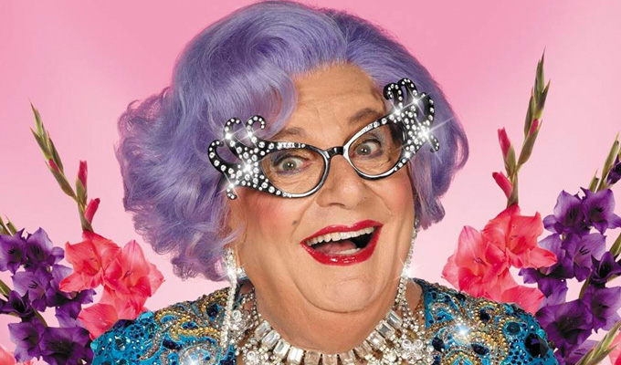 Barry Humphries slams timid BBC | Dame Edna 'could only mock Corbyn if she ridiculed Cameron, too'