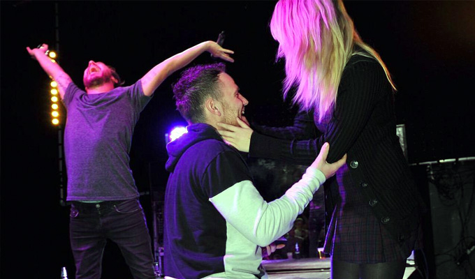 Man proposes at Dapper Laughs gig | Oh, the romance...