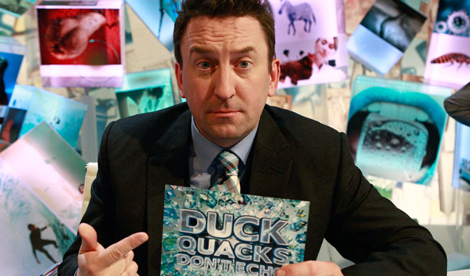 Lee Mack becomes a kids' TV presenter | Duck Quacks Don't Echo goes to children's telly