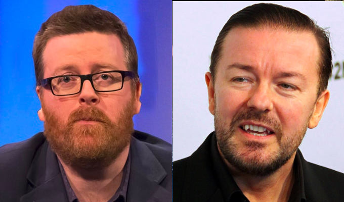 Frankie vs Ricky | Boyle accused of hypocrisy after calling out Gervais over trans jokes