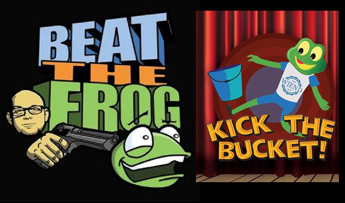 Frogfight! | Comedy clubs battle over logos