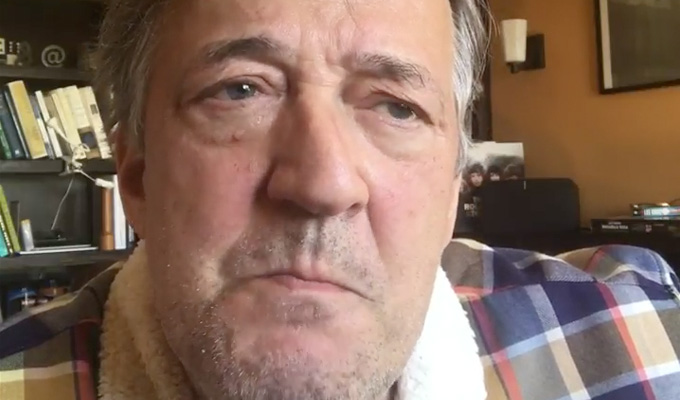 'It can be a terrible curse...' | Stephen Fry records a new video about his bipolar disorder