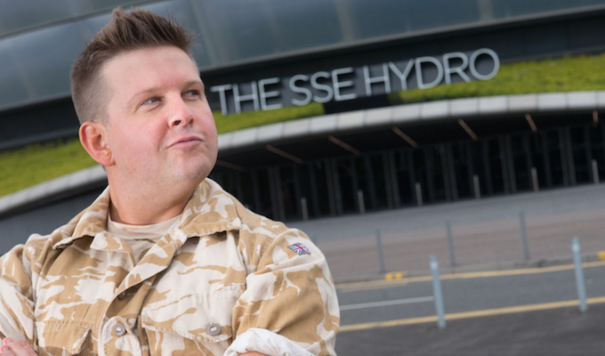 Gary: Tank Commander rolls into the Hydro | Three arena gigs for Greg McHugh's creation