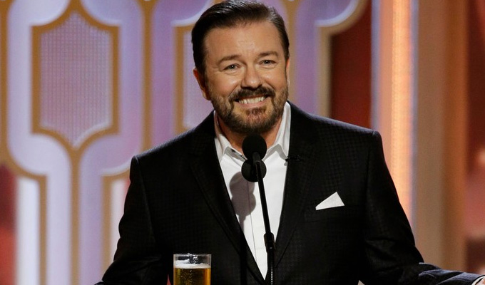 Gervais: I've been asked back to the Globes | Here are some of his gags from last night