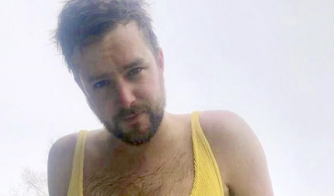 You won't be able to unsee this image of Iain Stirling | Girlfriend shares a photo of him in her bathing suit...