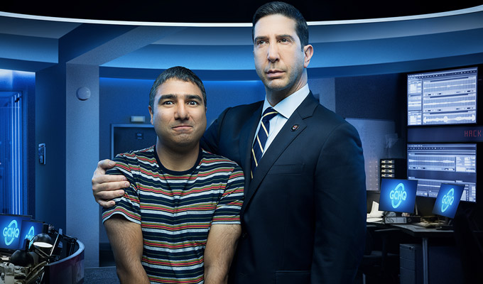 As soon as they heard about this comedy, GCHQ spooks got in touch... | Nick Mohammed and David Schwimmer on Sky's new show Intelligence