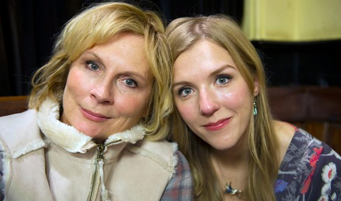 Now this is a real family movie... | Jennifer Saunders and daughter Beattie Edmondson to star together