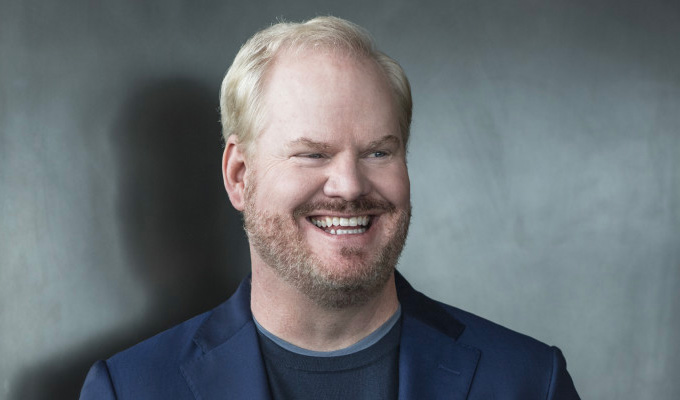 On me head, girl... | Jim Gaffigan sued after his girl, 11, hit a man with a football