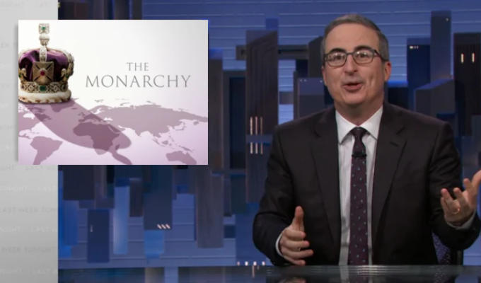 John Oliver dares Sky to censor him again | ...but his long anti-Royal argument DOES air