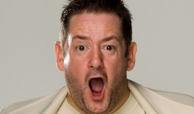 A sad sight... or all part of the act? | Comedy fans divided over Johnny Vegas's shambolic appearance