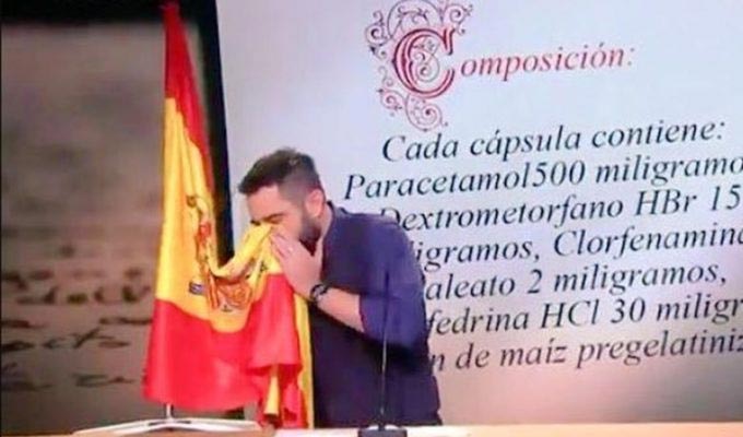 How this sketch could land a comedian in jail.. | Spanish comic hauled in front of judge