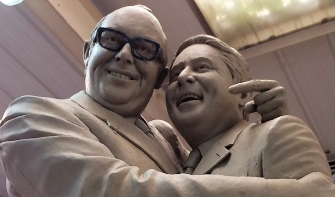 You can't see the joins... | Morecambe and Wise statue unveiled in Blackpool