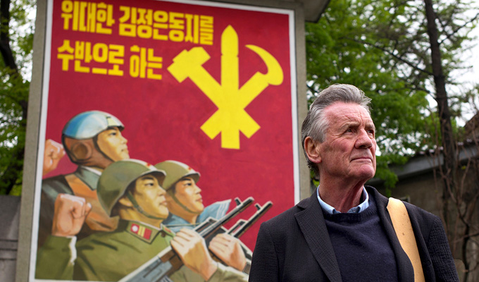 Michael Palin shoots travel documentary in North Korea | It's Monty Pyongyang's Flying Circus