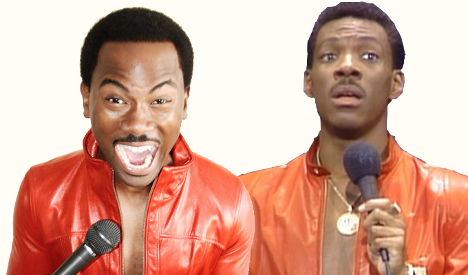 You're no son of mine! | So stop saying you are, Eddie Murphy tells comic Brando