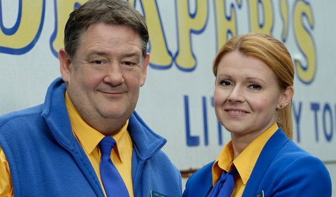 Murder On The Blackpool Express - the sequel | Johnny Vegas and Sian Gibson to star in Death On The Tyne