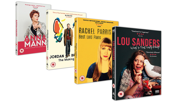 NextUp specials released on DVD | Titles from Colin Hoult, Jordan Brookes, Rachel Parris and Lou Sanders