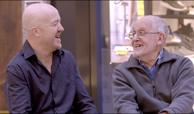 Andy Parsons fronts anti-loneliness campaign | ...by approaching strangers in a shopping centre