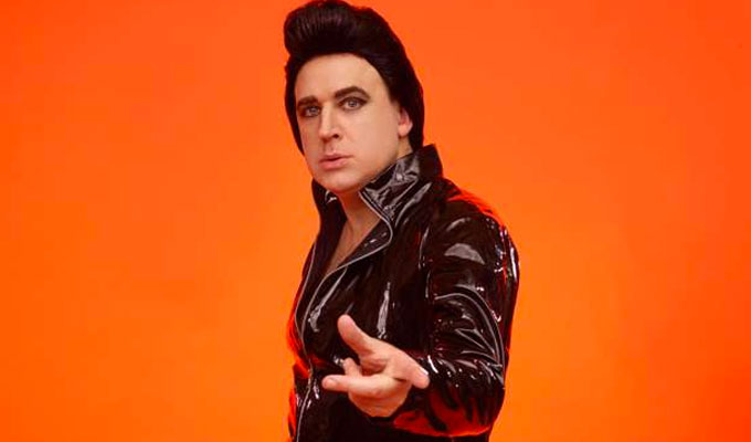 Tim Vine to tour - as Plastic Elvis | Performing the King's hits
