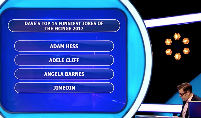 A Pointless trophy? | Britons couldn't name many of the Joke Of The Fringe comics