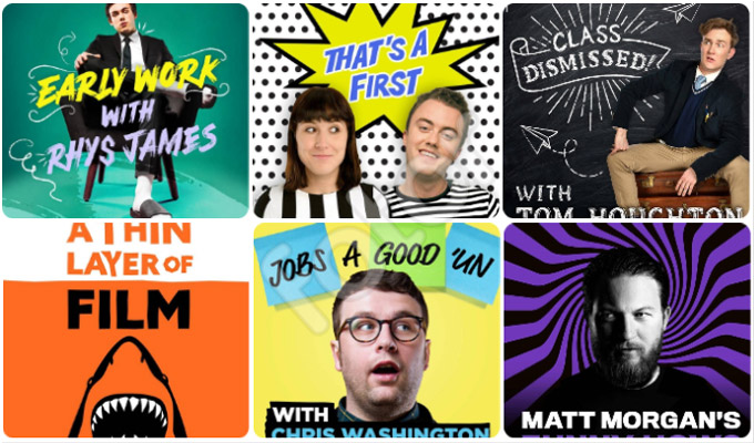 Guess what? More podcasts! | Radio X launches six more from comedians