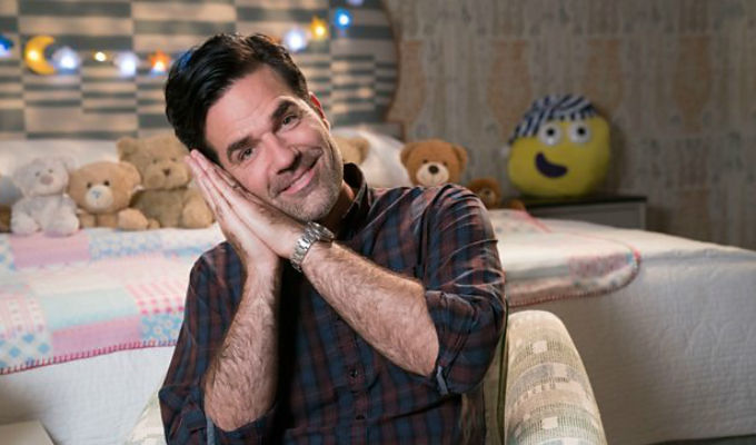 Rob Delaney makes a CBeebies first | ...by reading and signing a bedtime story