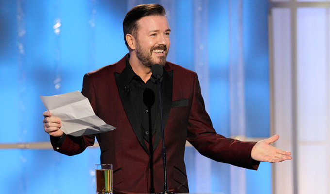 Ricky Gervais to host Golden Globes again | Back after a three-year break