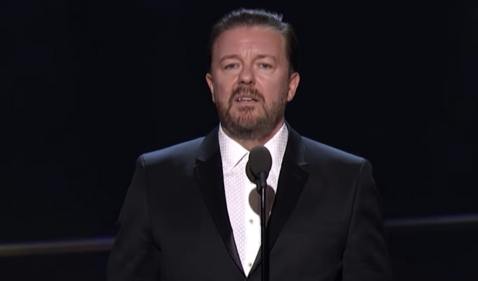 'Drunk' Ricky Gervais collects Bafta award | Watch his speech in Los Angeles