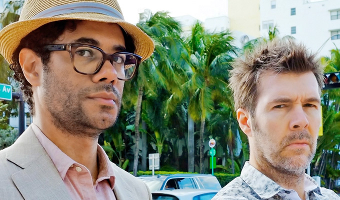 Richard Ayoade & Rhod Gilbert are terrified by alligators | Travel Man: 48 Hours In Miami