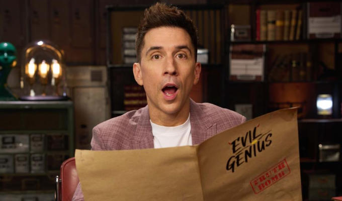 It’s interesting to see what funny people make of unfunny things | Russell Kane on Evil Genius, as it transfers to TV