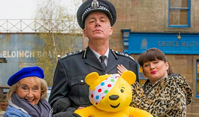 Scot Squad patrols River City | Mash-up sketch for Children In Need
