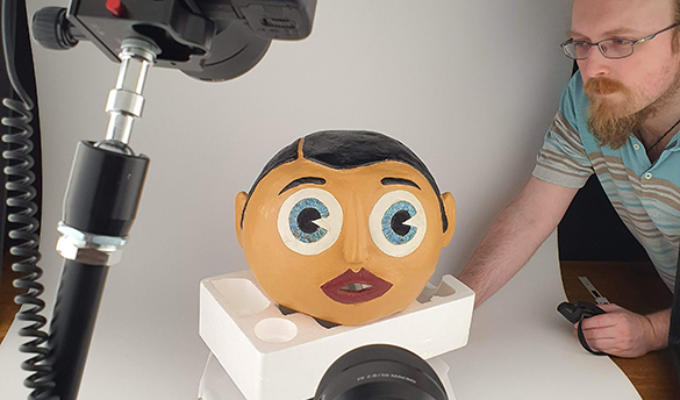 Scantastic Frank! | Academics make a 3D virtual model of Sidebottom's head