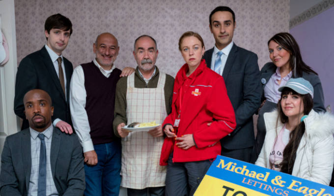 Julia Davis and Charlie Cooper join Stath Lets Flats | Filming wraps on series three