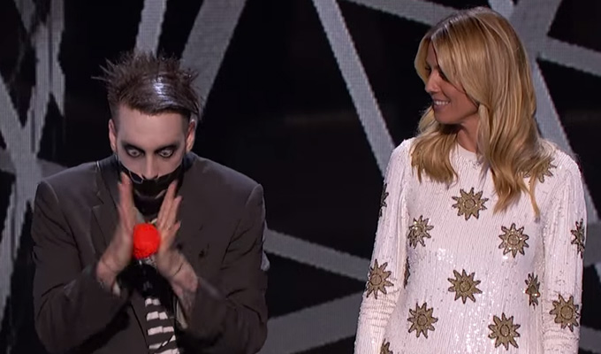 Tape Face makes America's Got Talent semis | Audience vote him through