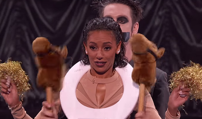 Tape Face's toilet humour on AGT final | Mel B is not amused...
