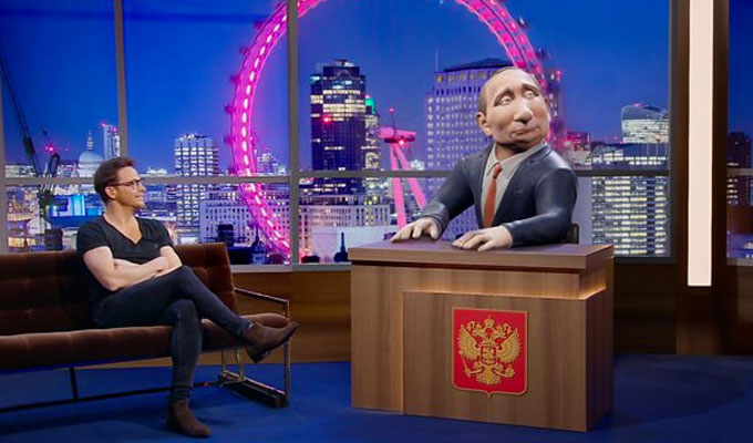 We're disPutin whether this is an original idea... | BBC talk show isn't the first with a fake Vladimir