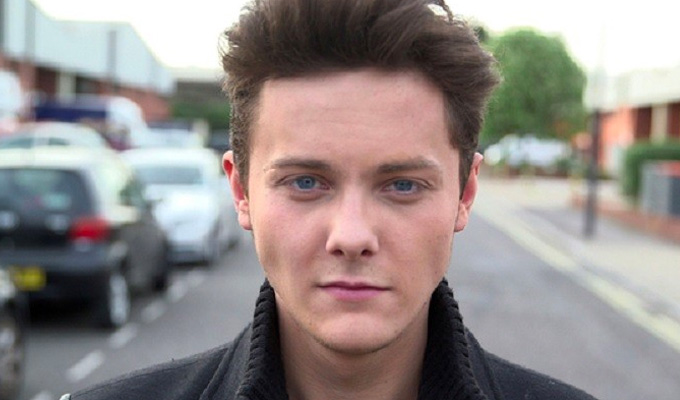 It's a fairway from Outnumbered... | Tyger Drew-Honey is working in a golf shop