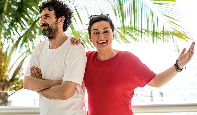 Trouble in paradise? | Mark Watson and Zoe Lyons holiday together for Sky short