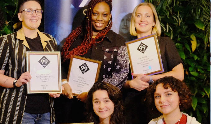 99 Club opens entries for its 2023 female & non-binary bursary | For comedians heading to the Edinburgh Fringe