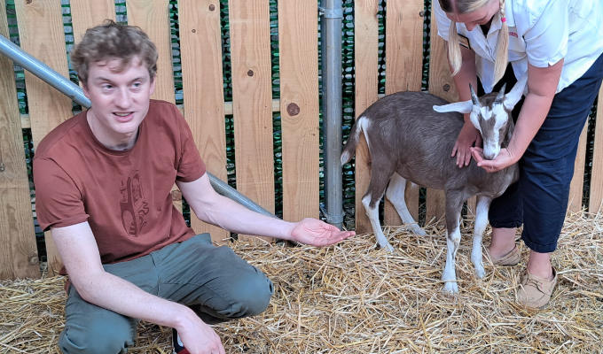 James Acaster is the GOAT | ...an actual goat, after theme park names an animal after him